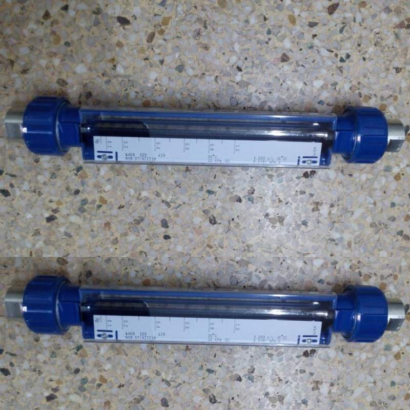 VA20-40F防腐型玻璃转子流量计,铸铝外壳,G11/2不锈钢螺纹流量计