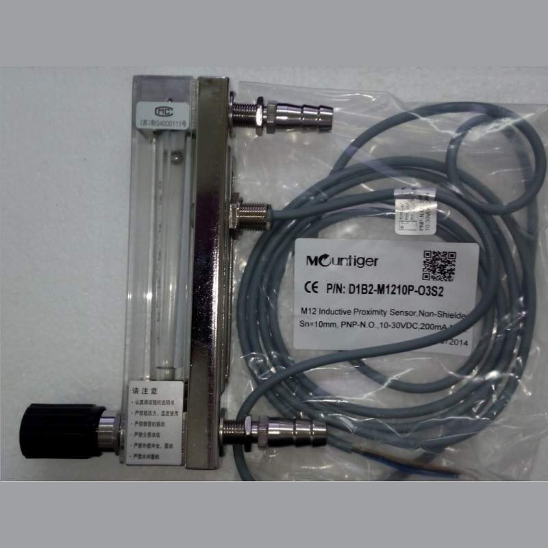 报警流量计DK800-4F 下进上出 耐腐玻璃管浮子流量计 报警流量计