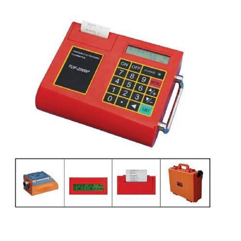 TUF-2000P便携式超声波流量计,小型传感器,高温-40-160℃流量计