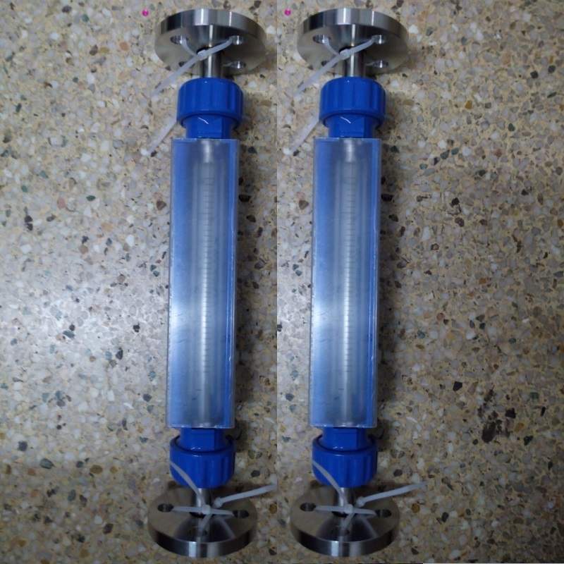 F20-15F玻璃转子流量计 铸铝外壳 不锈钢法兰 气体液体浮子流量计