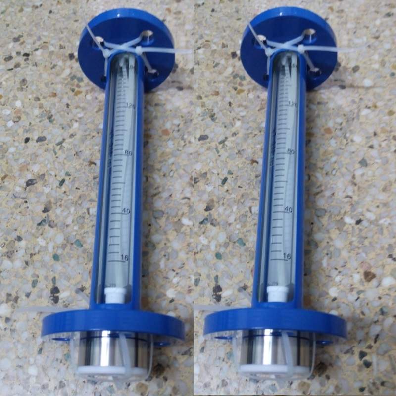 F10-F4耐腐衬四氟玻璃转子流量计,内衬四氟法兰连接型浮子流量计