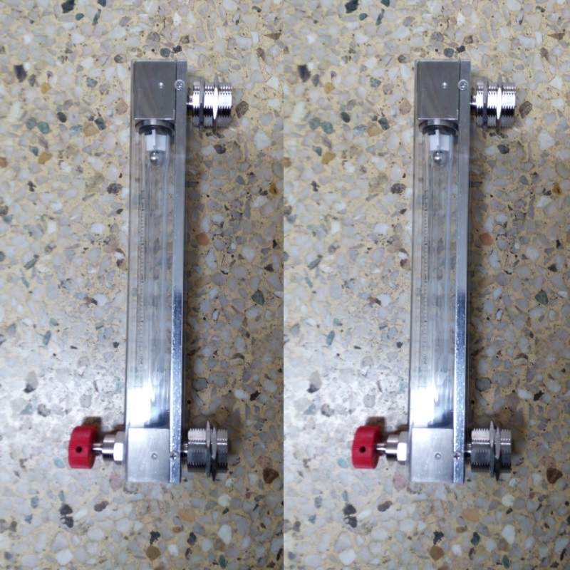 螺纹连接型LZJ-10玻璃管浮子流量计 常州双环带阀玻璃转子流量计