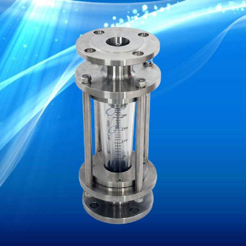 不锈钢玻璃转子流量计FA100-40 法兰连接 DN15~DN100浮子流量计
