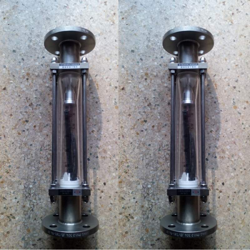 LZB-50B全不锈钢流量计 液体气体适用 DN50法兰玻璃转子流量计