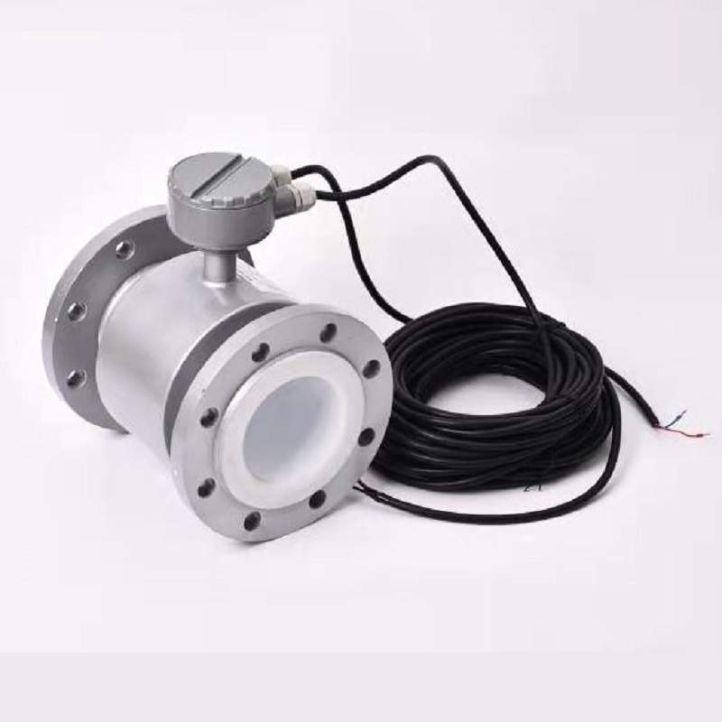 电磁流量计DN20/分体型/内衬四氟/脉冲信号/4-20mA信号远传流量计