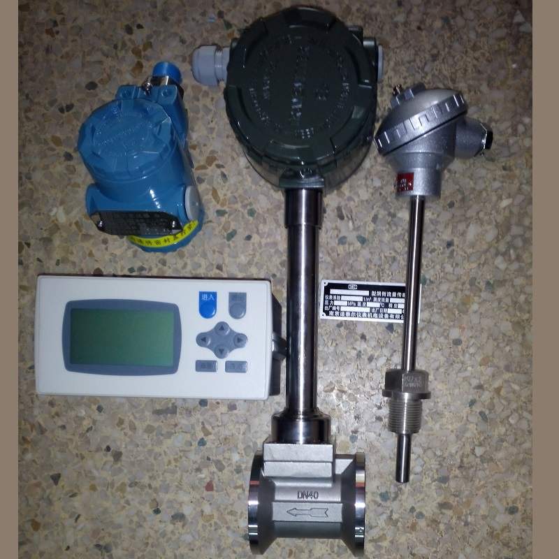 智能涡街流量计 蒸汽 气体 带温度压力补偿型 分体式安装流量计
