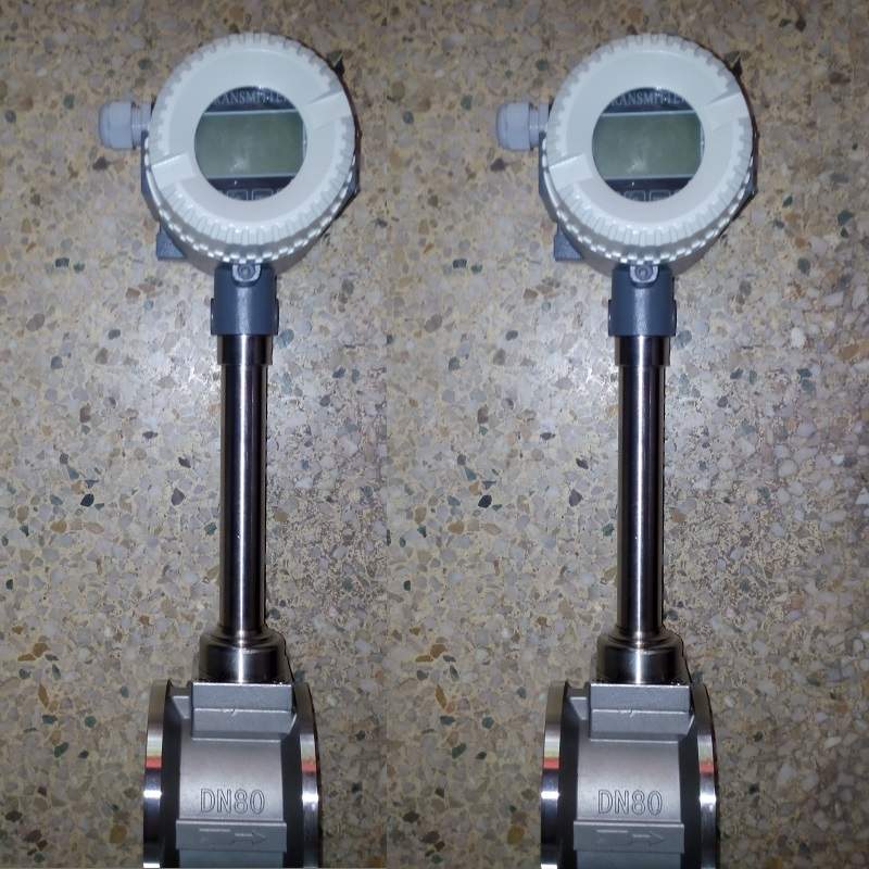 涡街流量计LUGB-2402P4 双排液晶显示 不锈钢对夹式 蒸汽流量计