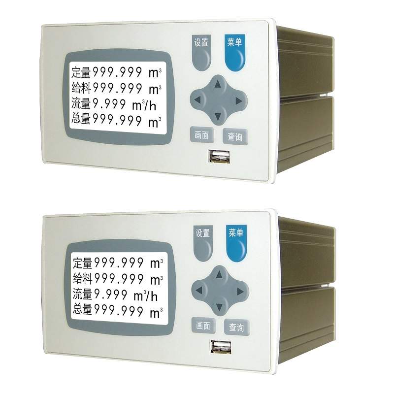 液晶显示定量控制仪,脉冲信号输入,定量加注, 智能定量控制记录仪