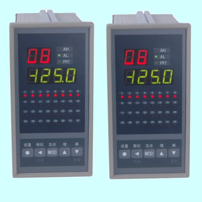 XSL-24 24通道巡回检测报警仪,方型,台式,2点共用报警盘装巡检仪