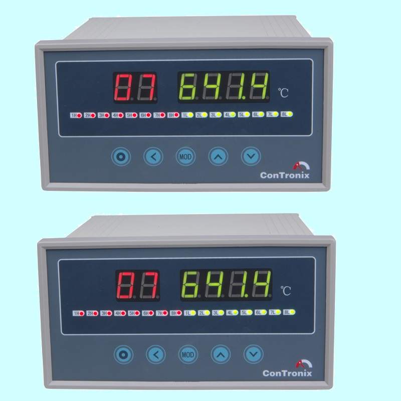 XSL-16 16通道巡回检测报警仪,方型,台式,盘装巡检仪,2点报警仪表