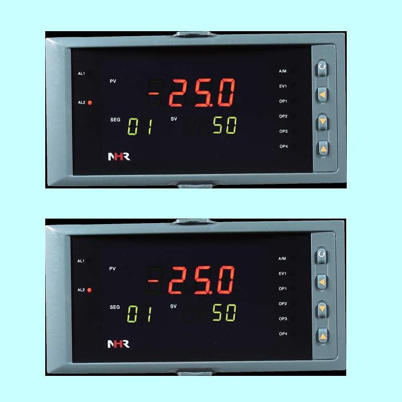 NHR-5400 60段 智能温控器 变送 报警 通讯 馈电智能显示调节仪