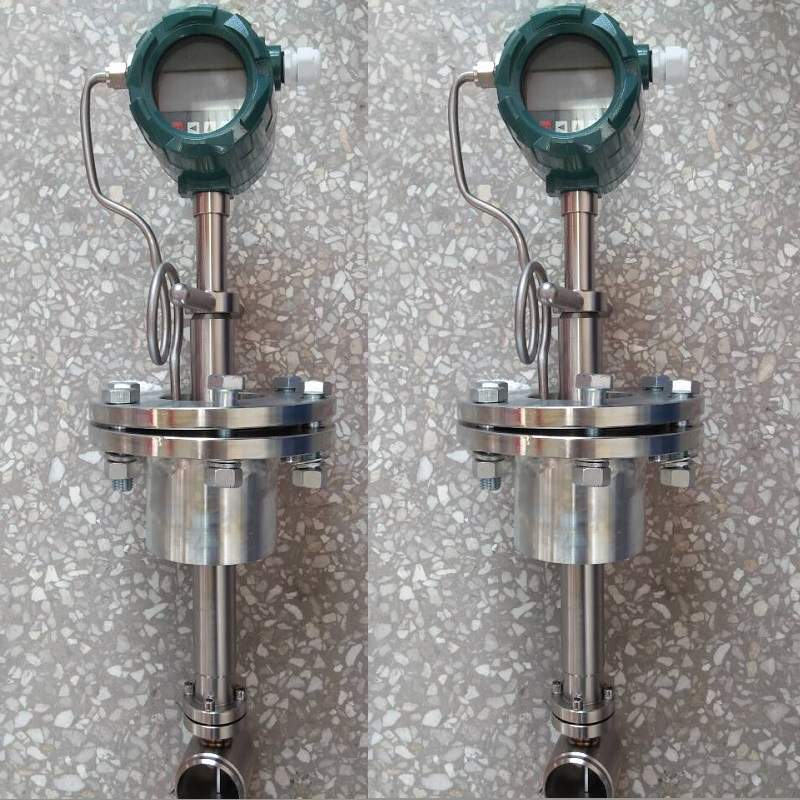 简易型插入式涡街流量计LUGB3350P2,现场显示,带4-20mA流量计