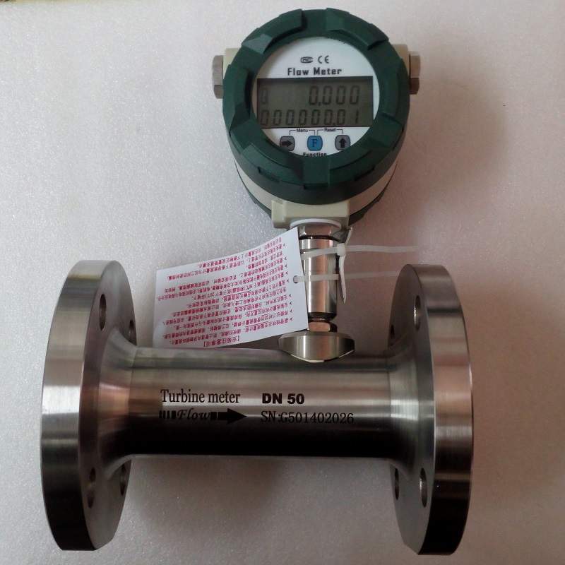 LWQ-100C气体涡轮流量计,液晶显示,不锈钢 4-20mA信号智能流量计