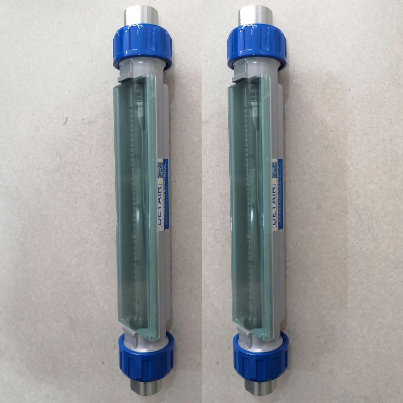 LZB-G20-15/25/40/50玻璃管浮子流量计,总长375mm,玻璃转子流量计