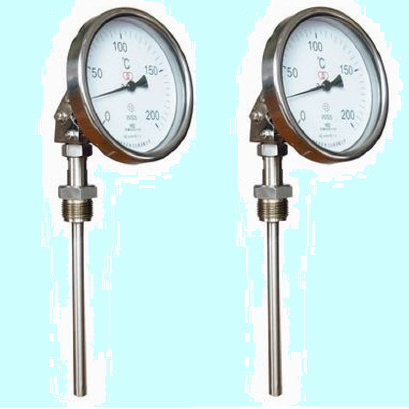 可调角双金属温度计WSS-461A,462A,双环温度计