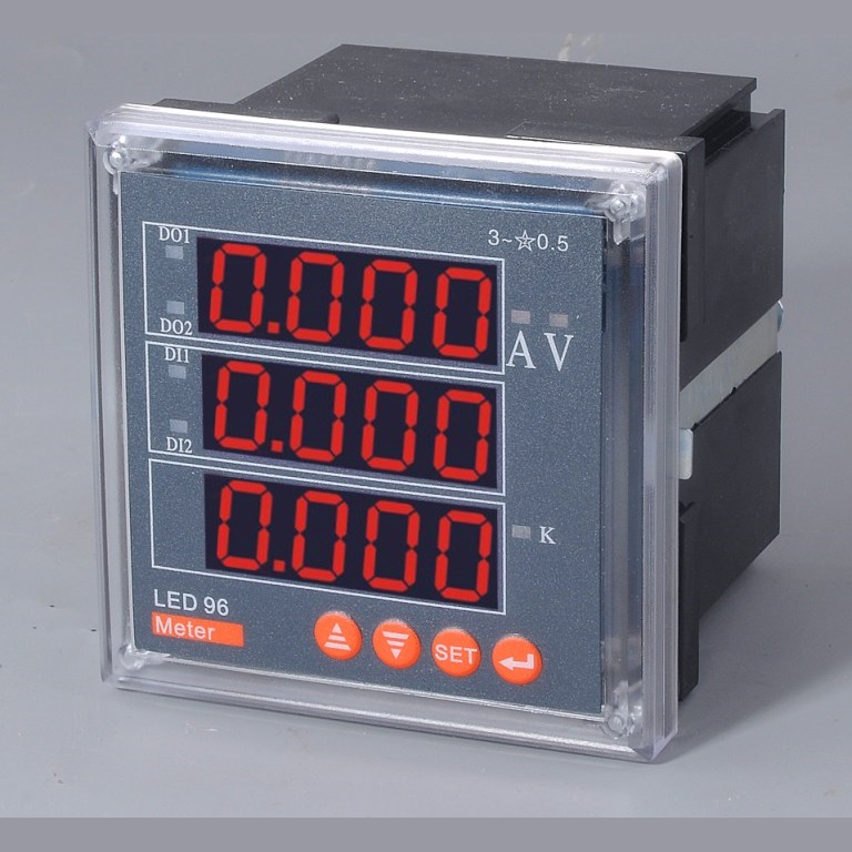 三相电流表电压组合表 可选功能 报警功能 变送输出 通讯显示仪