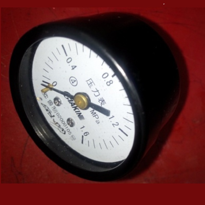 Y40Z轴向压力表 不带边 表面40mm 铜接头 外螺纹 非标螺纹定做