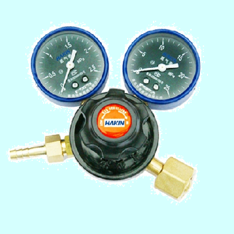 YQD-09 氮气减压器 2.5mpa 25mpa表头 青岛华青仪表