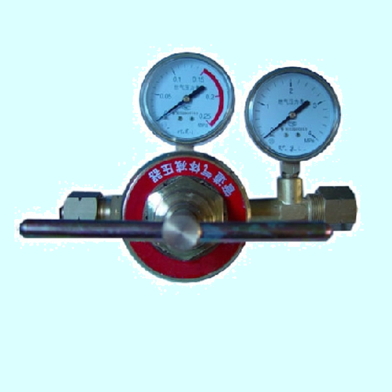 YQYG管道减压器 青岛华青仪表 氧气专用 全铜材质 大流量