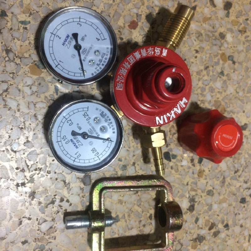 乙炔减压器 YQE-03II  高压4,2.5mpa,低压0.25mpa 青岛华青减压器