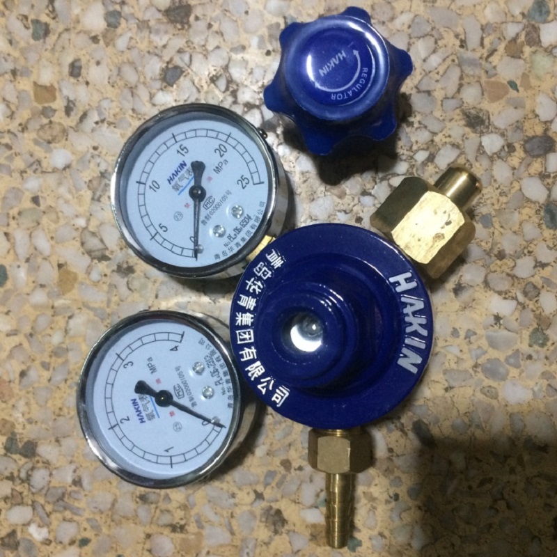 氧气减压器YQY-08II 总表25mpa 分表4Mpa  青岛华青减压器