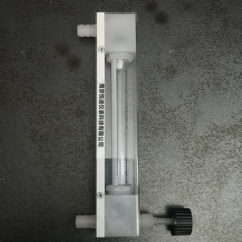 PVDF防腐流量计LZB-4F4/6F4/10F4全四氟玻璃转子流量计液体气体耐腐玻璃管流量计