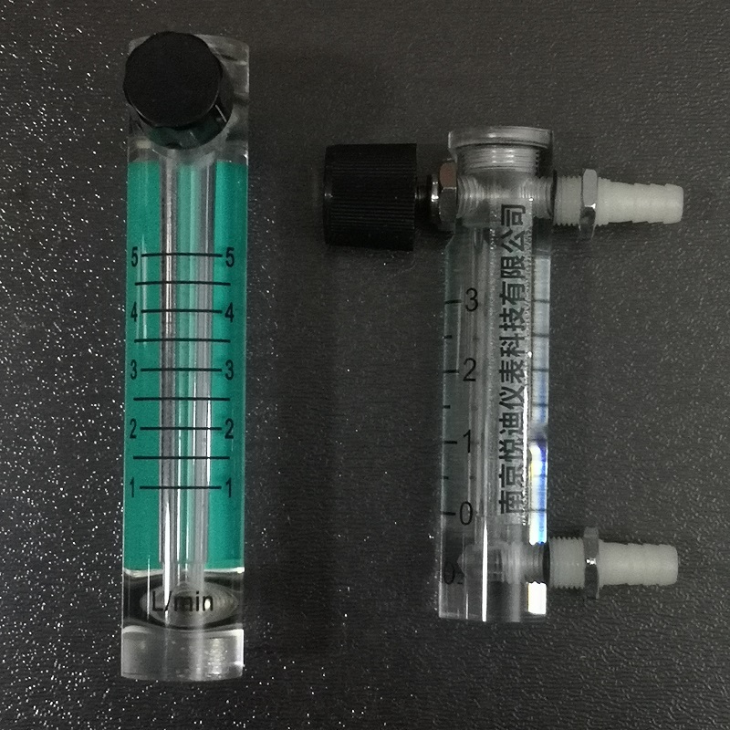 氧吧流量计,透明有机玻璃流量计,宝塔头软管连接,可选长度流量计