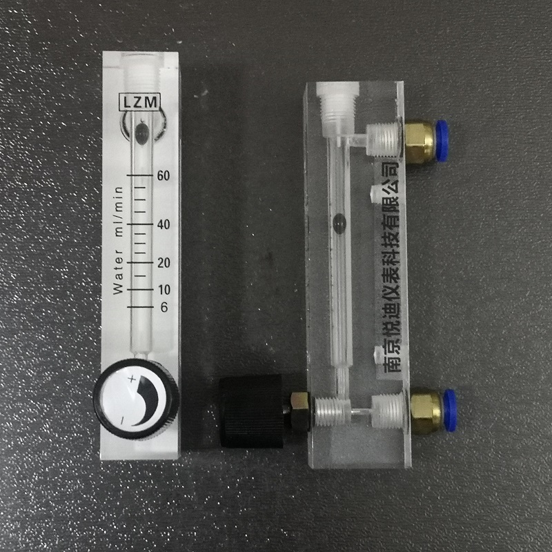 LZB-4T有机玻璃流量计  外螺纹 宝塔头 快插软管接头流量计
