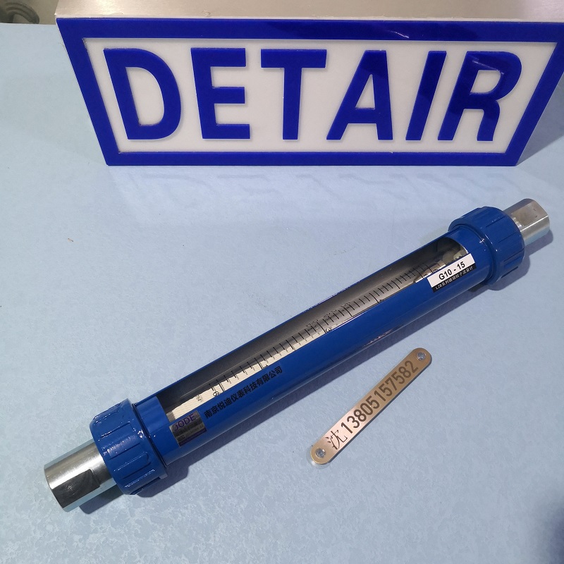 G10-15/25/40/50玻璃管浮子流量计,内螺纹,长375mm G10-15F/25F/40F/50F耐腐型流量计