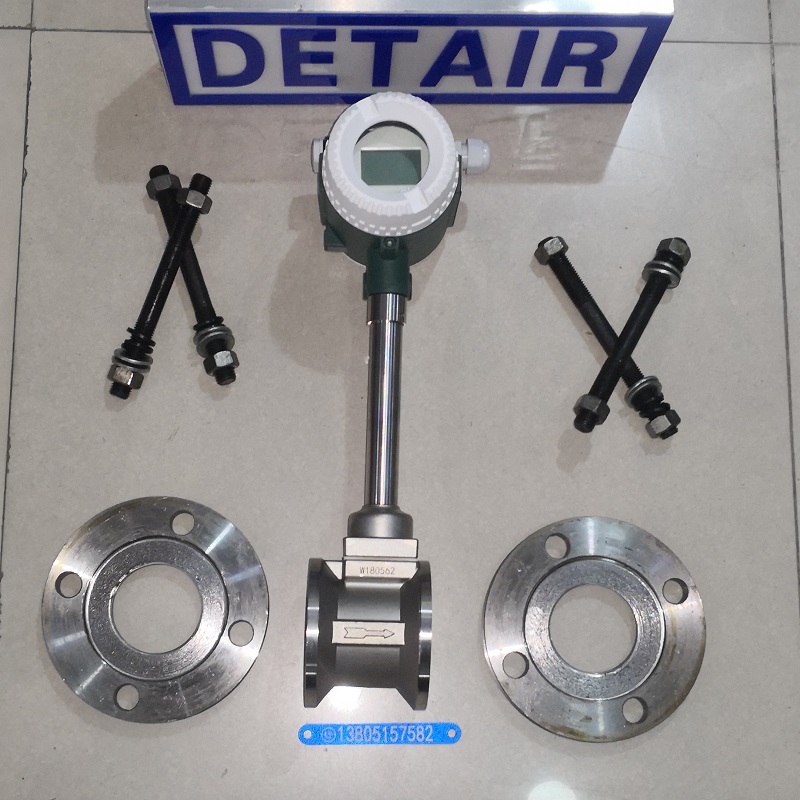 现场显示型涡街流量计LUGB-21,气体 液体 蒸汽流量计量,不锈钢流量计