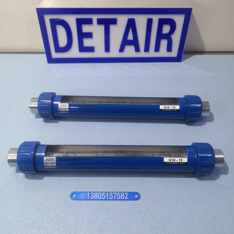 G10-15/G10-25/G10-40/G10-50玻璃管浮子流量计,内螺纹,长375mm 防腐型玻璃转子流量计