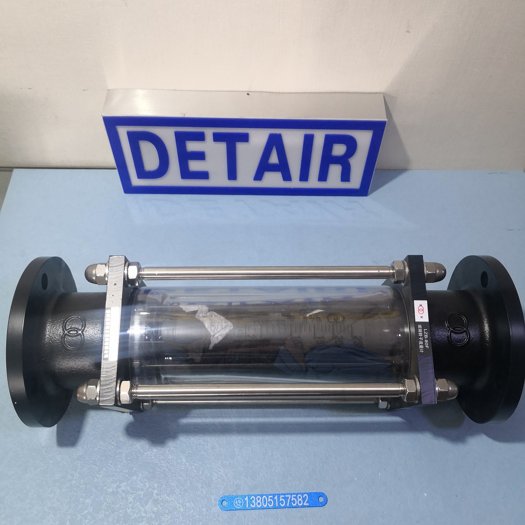 常州双环热工 LZB-80F防腐玻璃转子流量计,四氟密封防腐型玻璃管浮子流量计