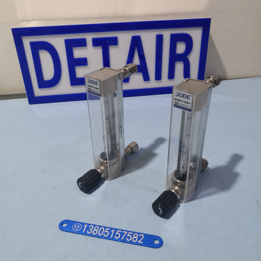 KD800-6F玻璃管浮子流量计,不锈钢卡套连接耐腐型玻璃转子流量计