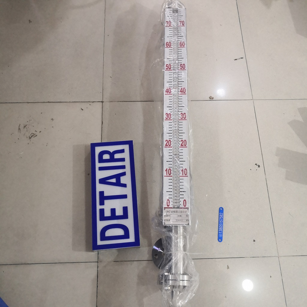 不锈钢磁翻板液位计,双色磁敏显示磁性浮子液位计,UHZ-519系列侧装顶装液位计
