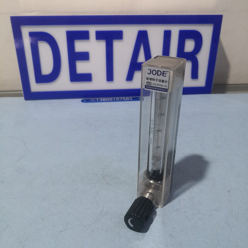 螺纹连接型KD800-6F玻璃转子流量计,带调节阀,螺纹连接玻璃管浮子流量计