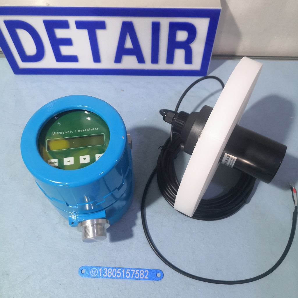 分体式防爆超声波液位计 一体式耐酸碱型10m PVC法兰连接超声波液位计