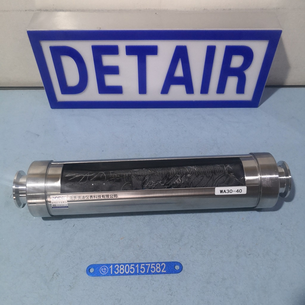 不锈钢卫生型玻璃转子流量计,WA30-40,卫生卡盘50.5mm/64mm流量计