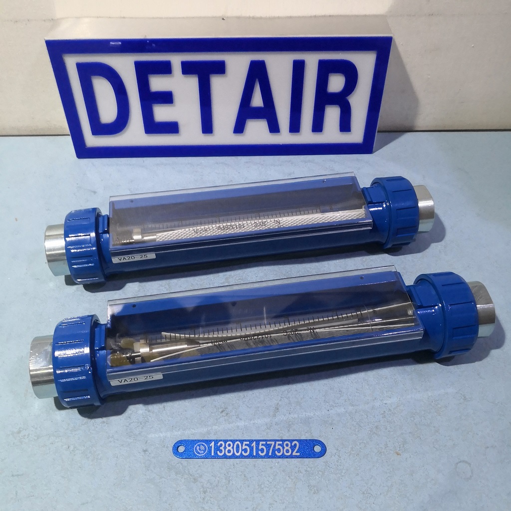 VA20-15 VA20-25 VA20-40 VA20-50内螺纹玻璃转子流量计,气体液体玻璃管浮子流量计