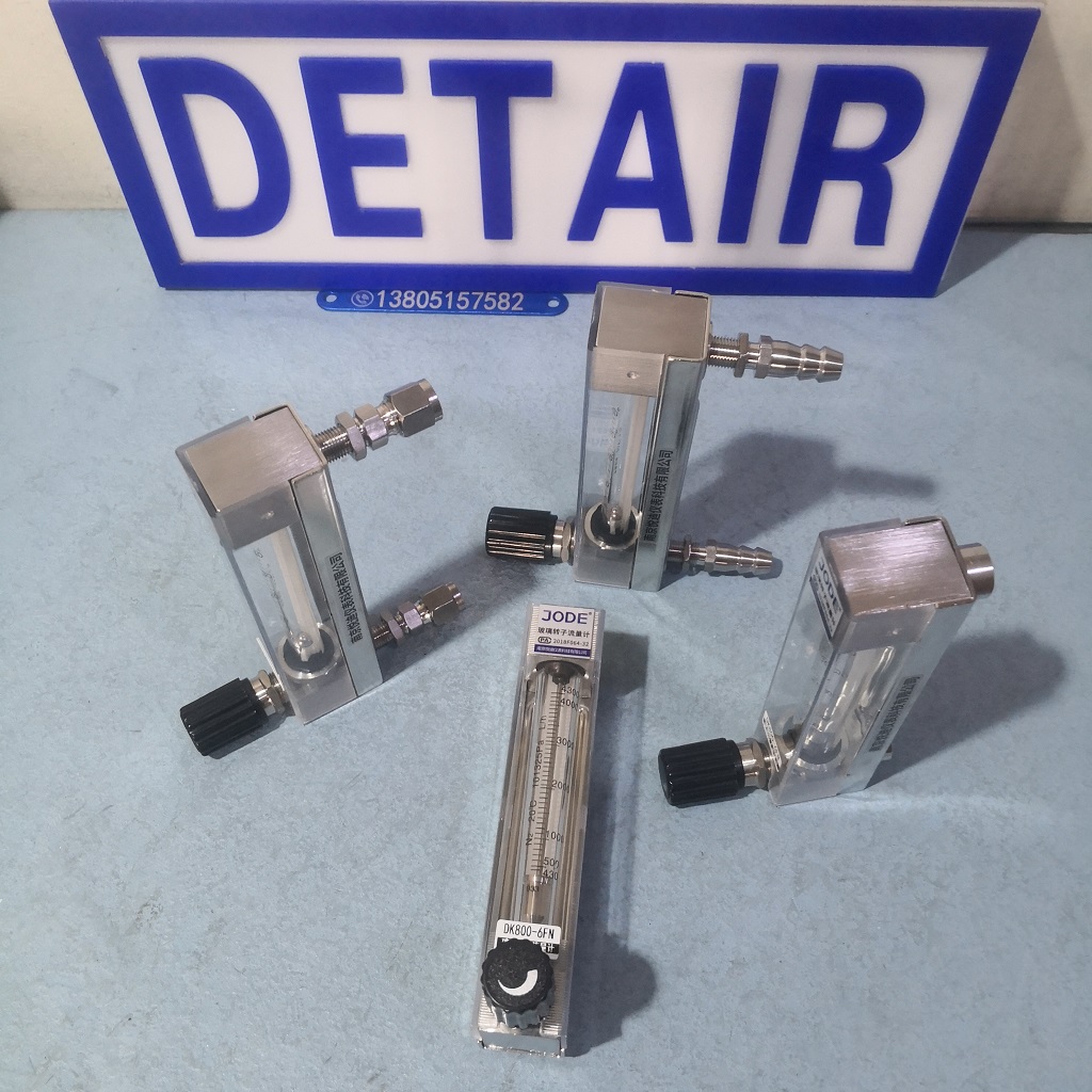 DK800-6FN玻璃转子流量计宝塔头 不锈钢卡套 快拧 快插 防腐玻璃管浮子流量计