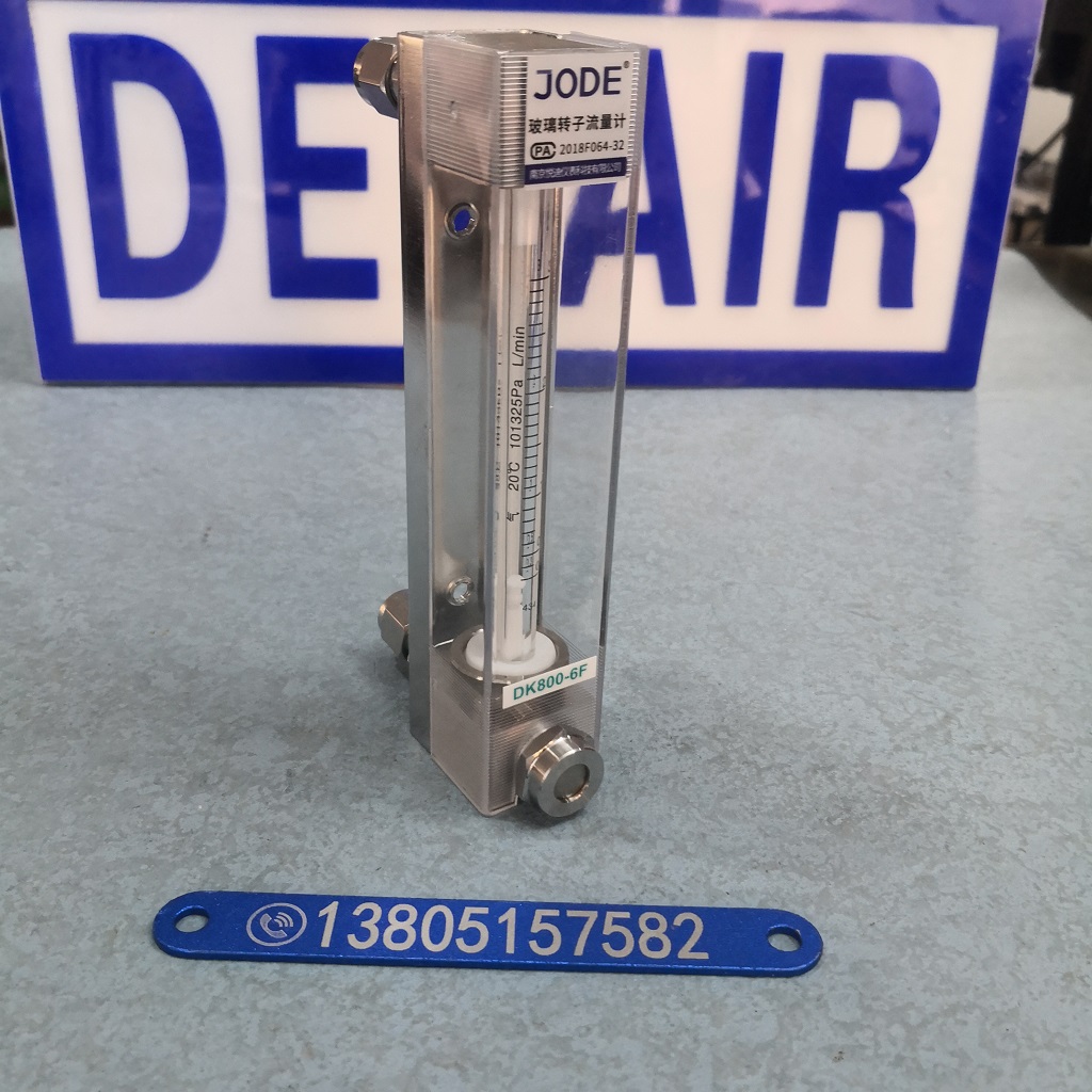 四氟密封不带阀不锈钢流量计,不锈钢316L玻璃转子流量计,四氟密封防腐玻璃管浮子流量计