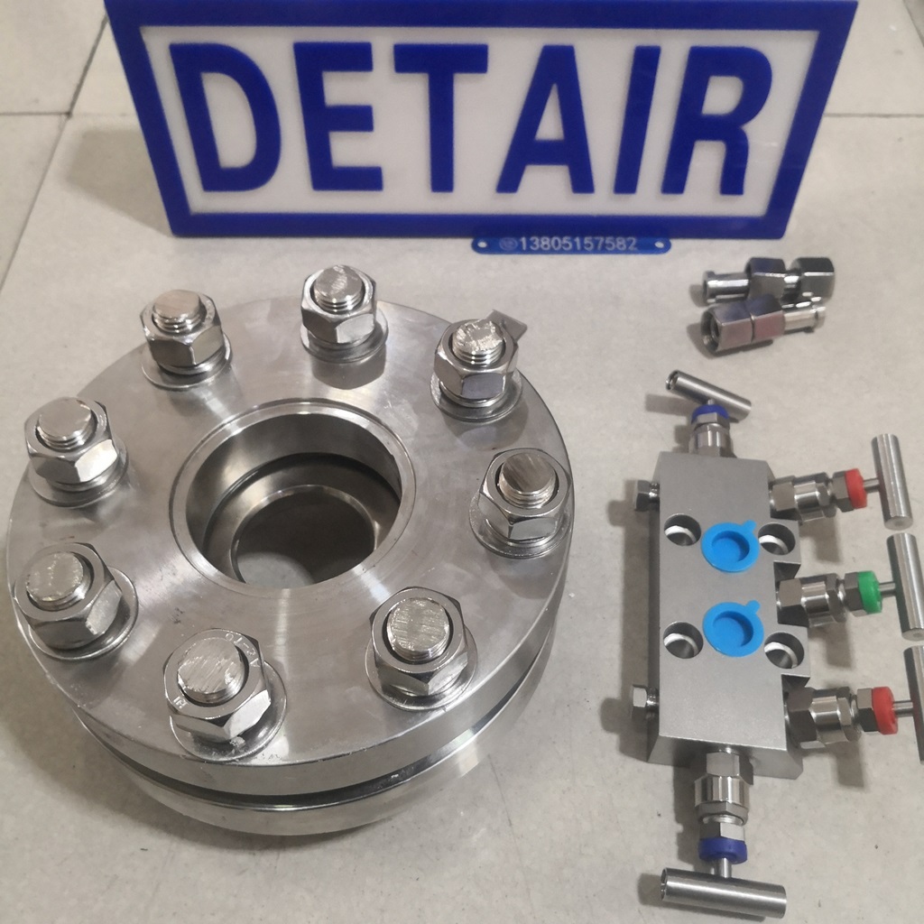 全不锈钢316L孔板流量计,不锈钢三阀组五阀组，法兰式孔板流量计