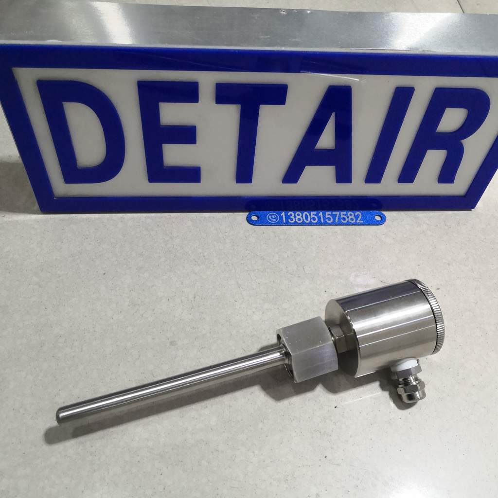 不锈钢热电阻铠装热电偶，不锈钢接线盒，内螺纹连接卫生型热电阻