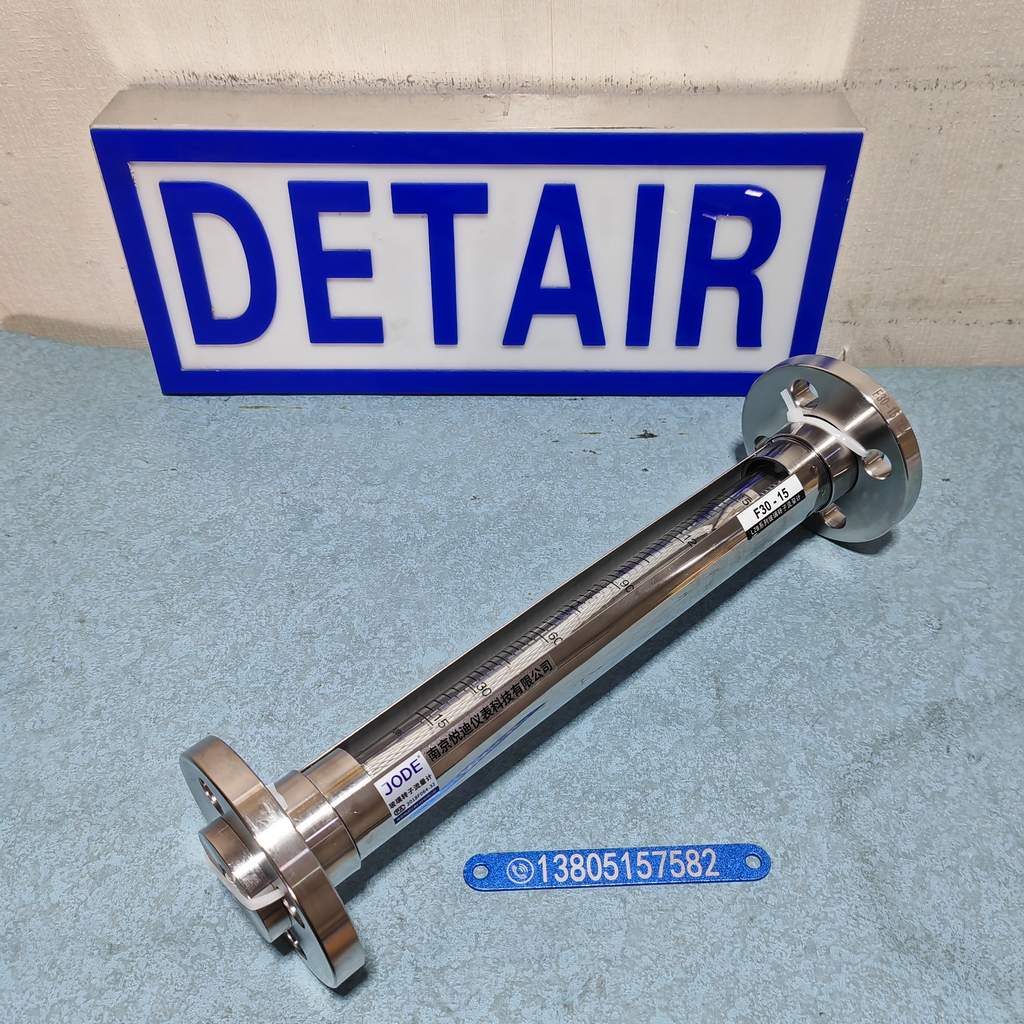 F30-15全不锈钢玻璃转子流量计 DN活动法兰不锈钢玻璃管浮子流量计