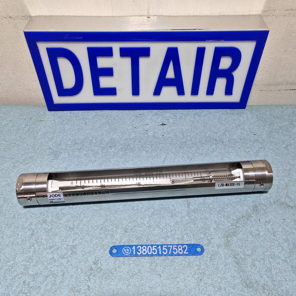 LZB-WA30S-15全不锈钢玻璃转子流量计,G1/2内螺纹不锈钢玻璃管浮子流量计