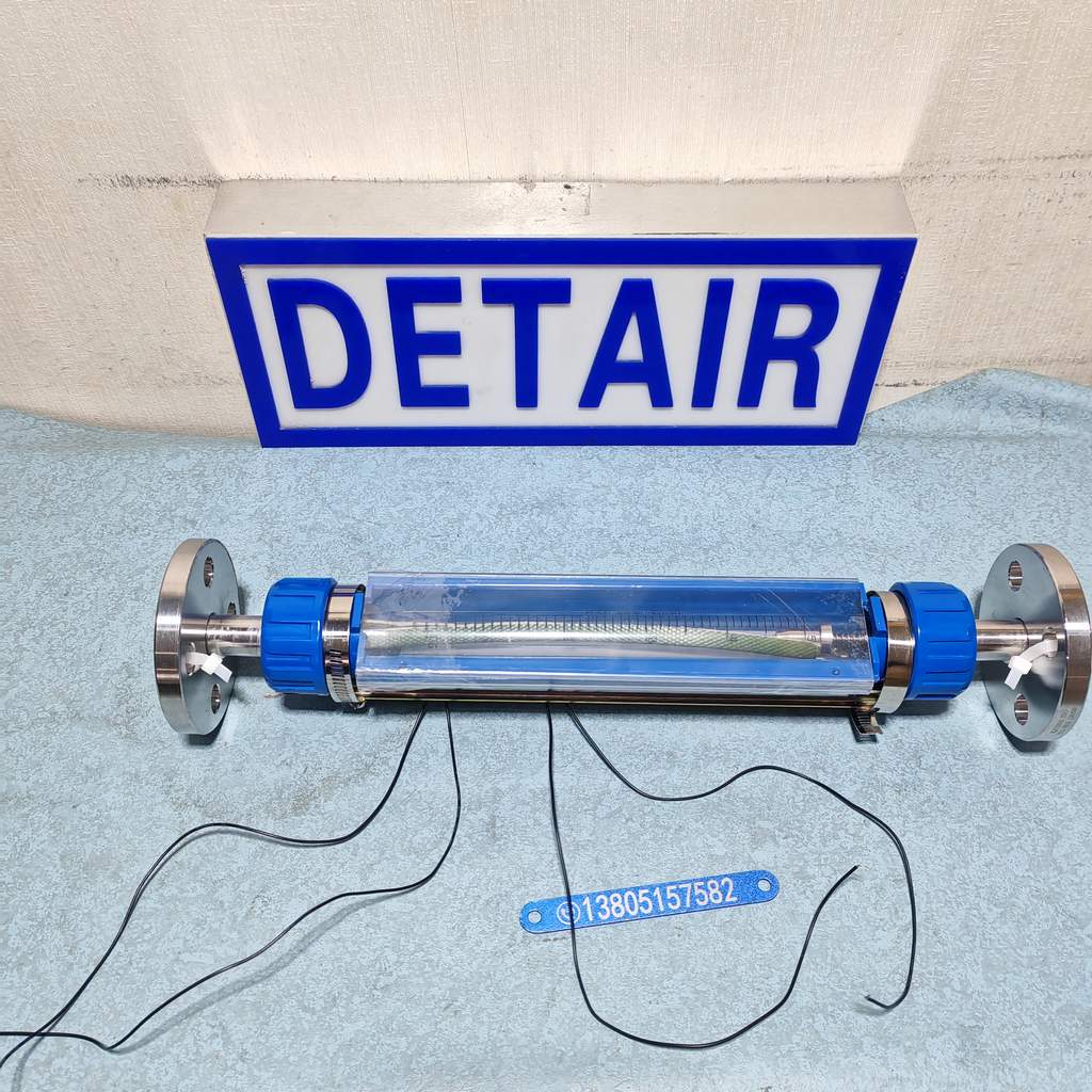 FA20-15FKC报警型防腐玻璃转子流量计 DN15法兰 磁性开关报警玻璃管流量计