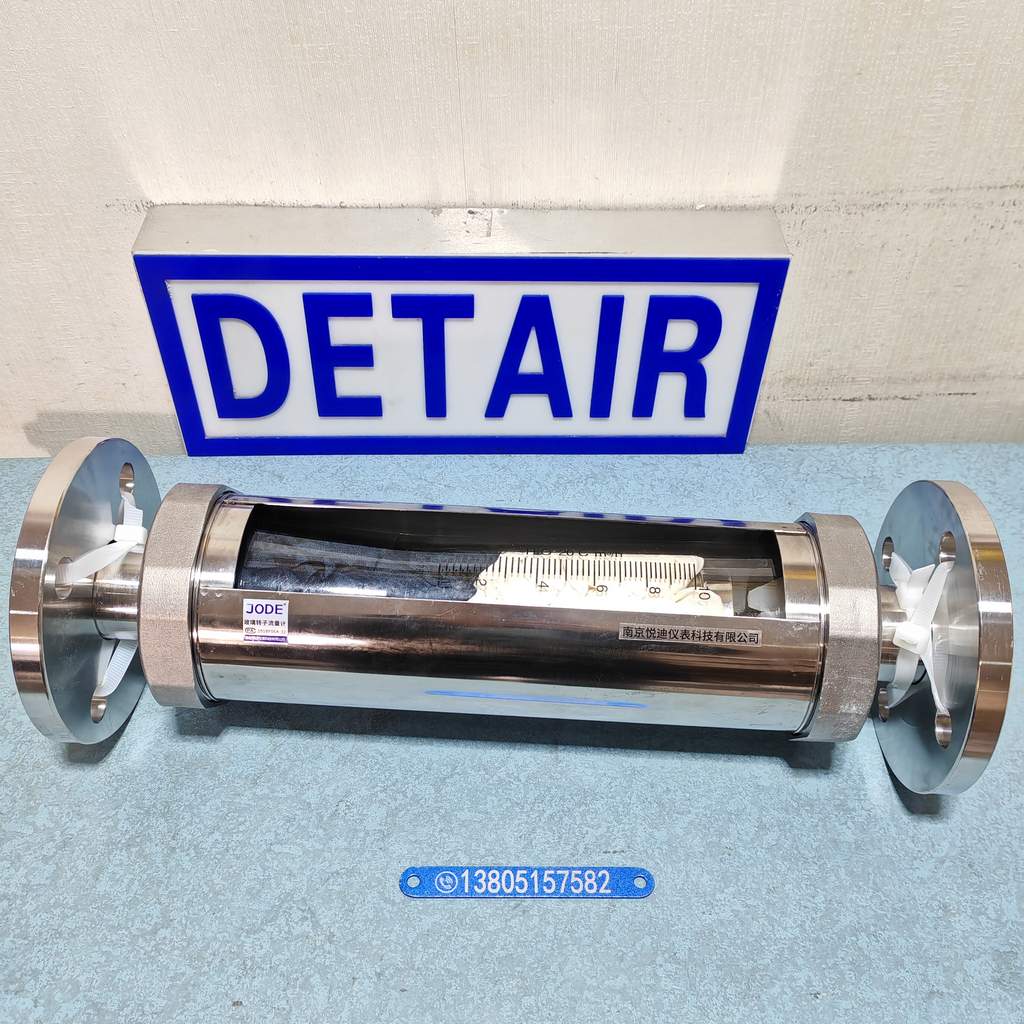 FA20F-50F/316L全不锈钢玻璃转子流量计 316L材质法兰式不锈钢玻璃管浮子流量计