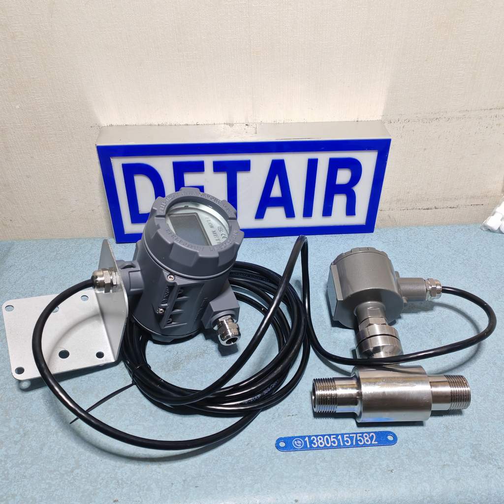 分体螺纹式气体热式质量流量计YDRS-DN25, 分体显示带信号输出不锈钢热式质量流量计