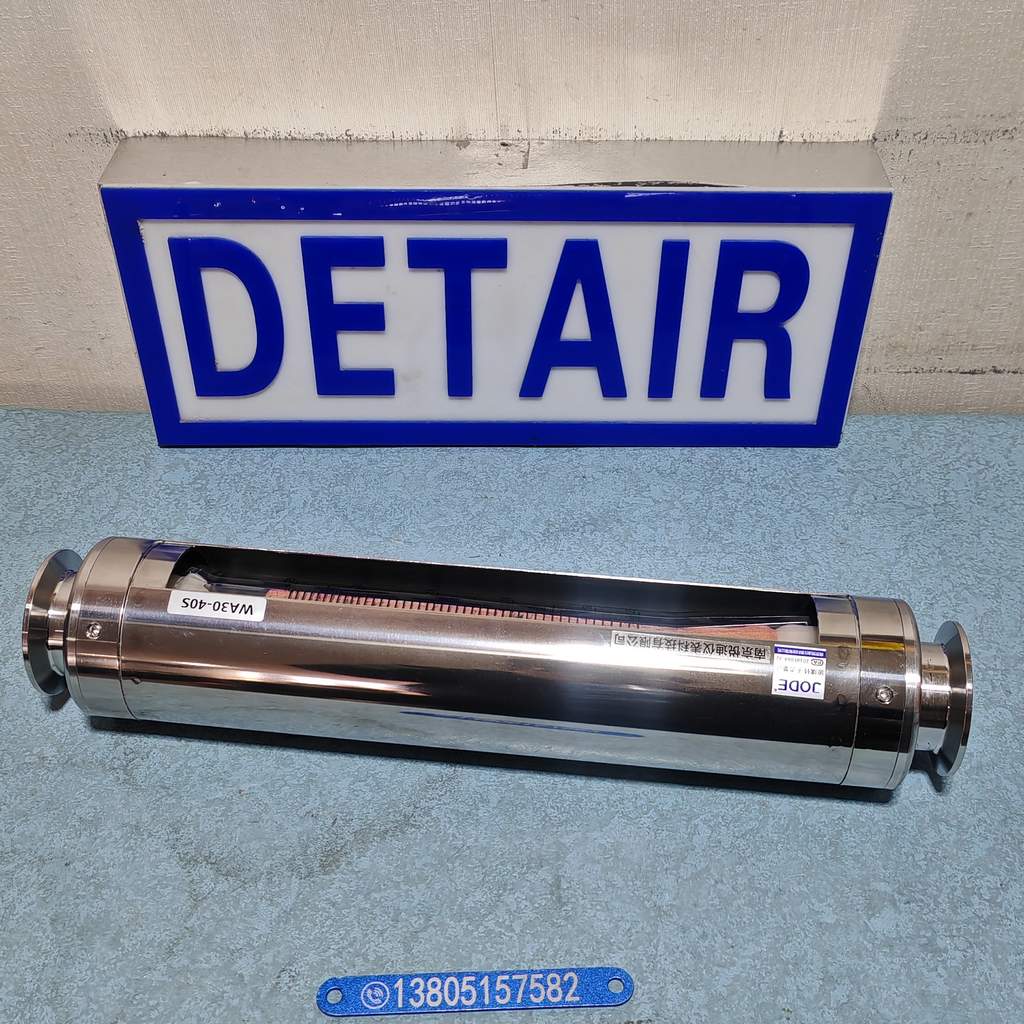 WA30-40S不锈钢卫生型玻璃转子流量计,64mm不锈钢卫生卡盘玻璃管流量计